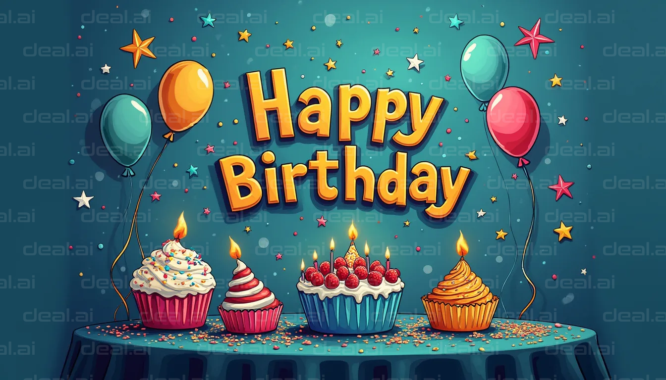 "Colorful Birthday Celebration"