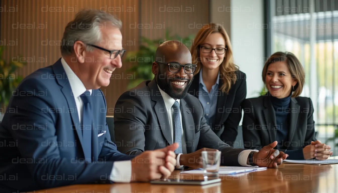 Business Meeting Smiles