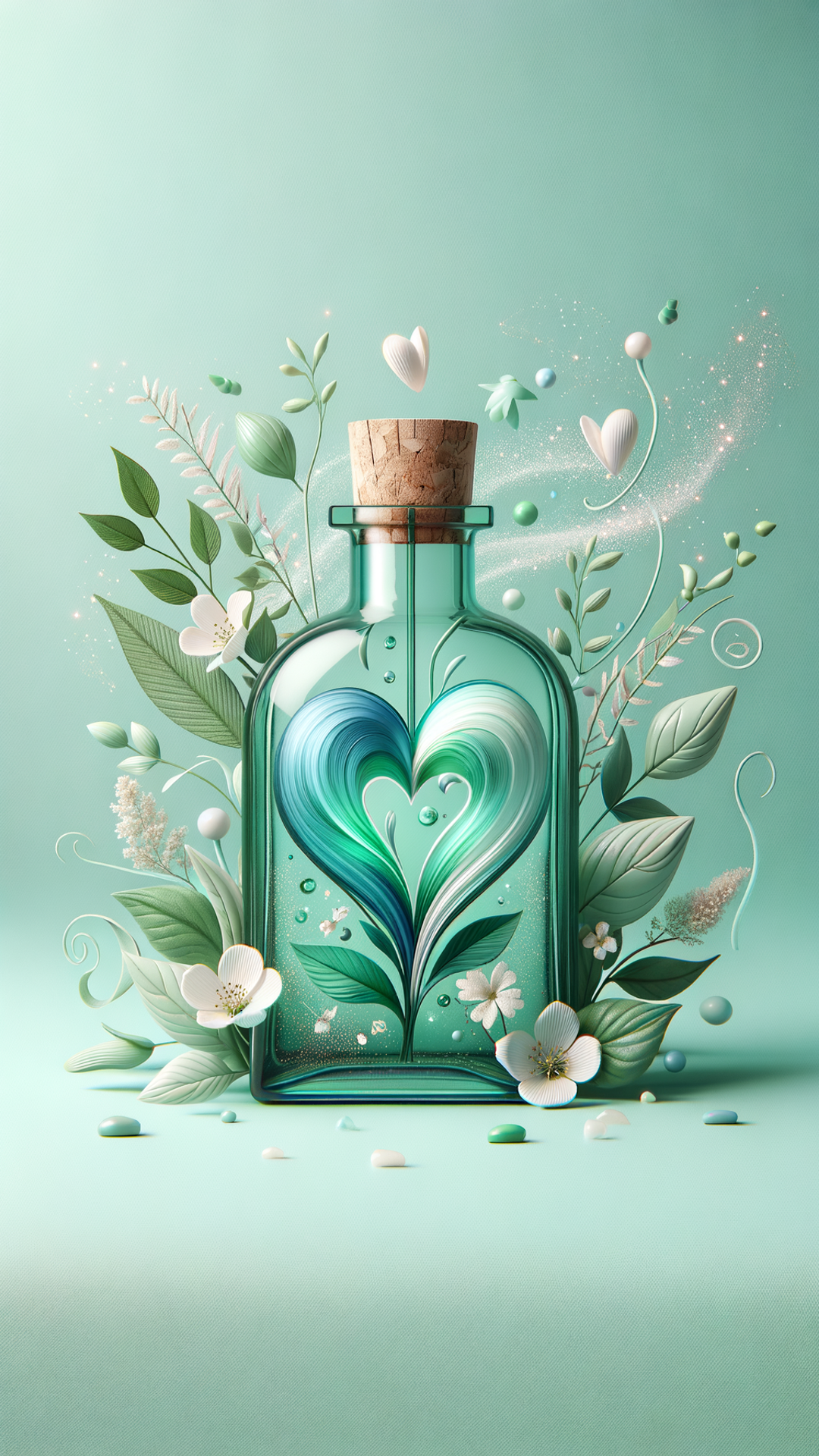 "Enchanted Heart in a Bottle"