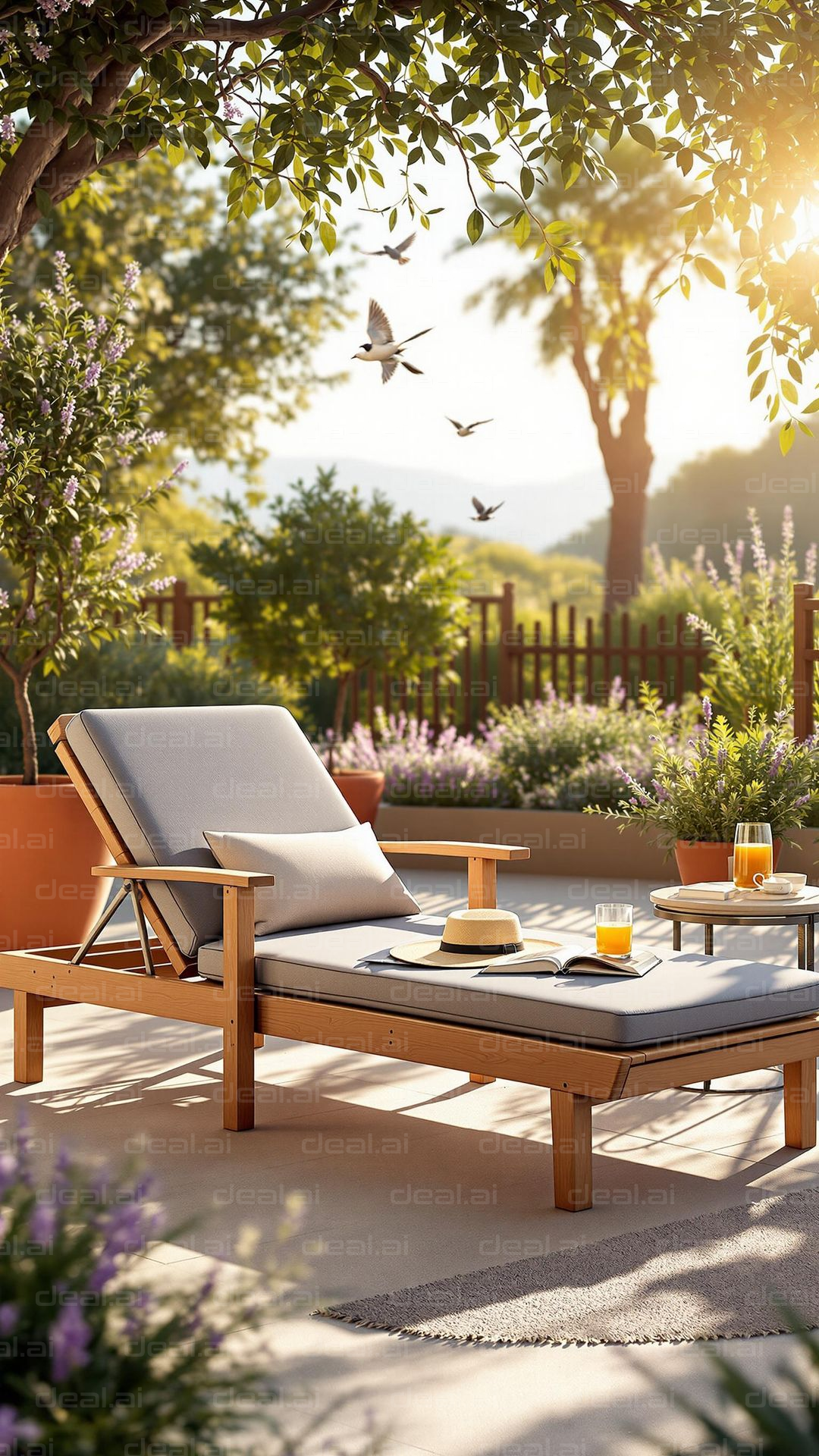 "Sunlit Garden Retreat"