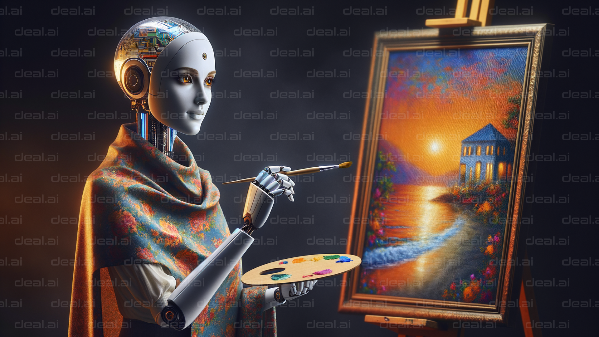 AI Artist at Work