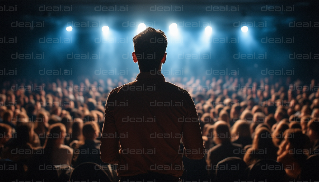 Speaker Facing Audience Spotlight