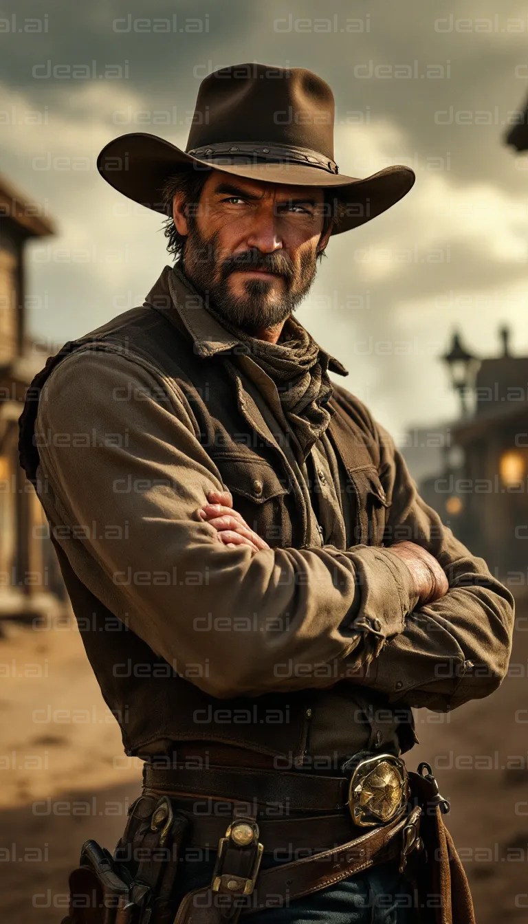 Western Sheriff in Dusty Town