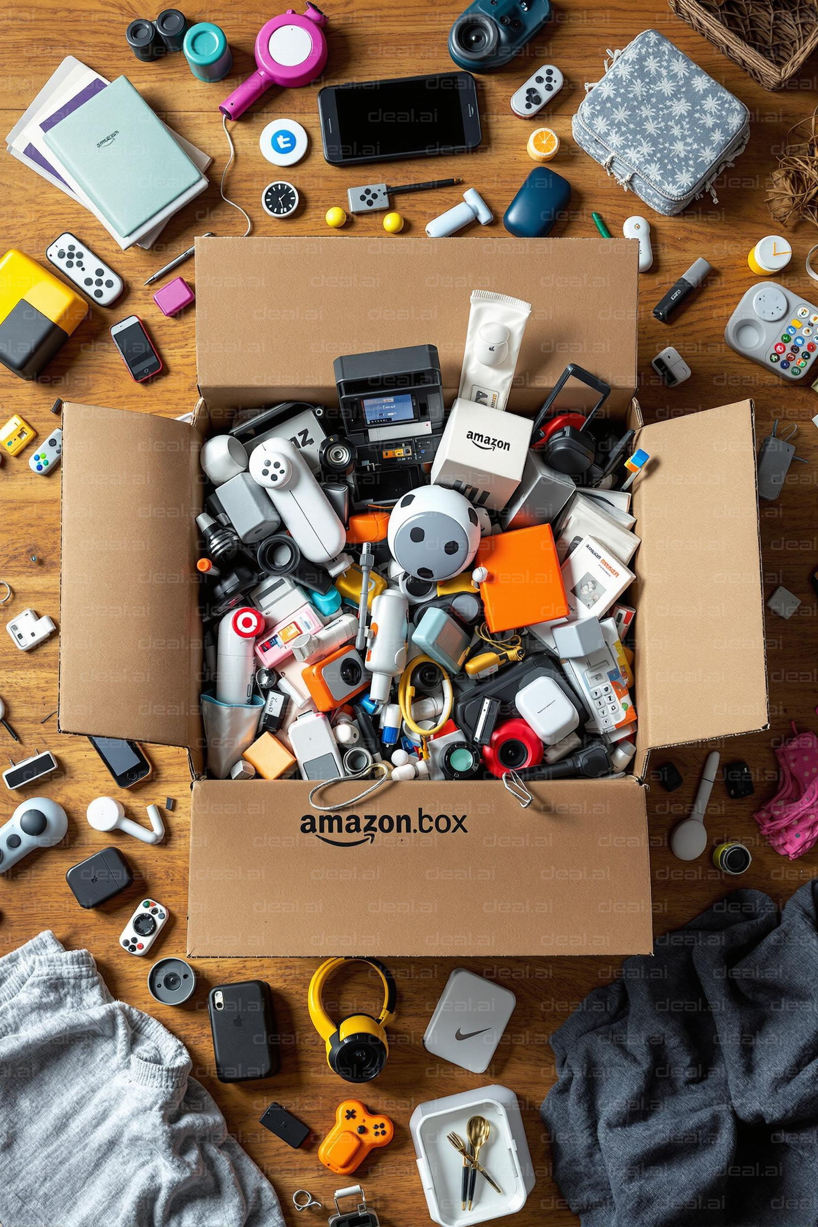"Box of Random Tech Gadgets"