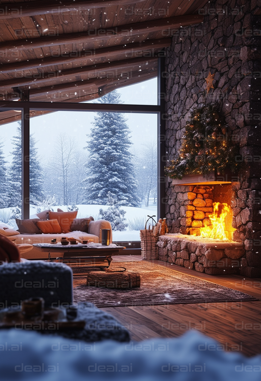 "Cozy Winter Cabin with Fireplace"