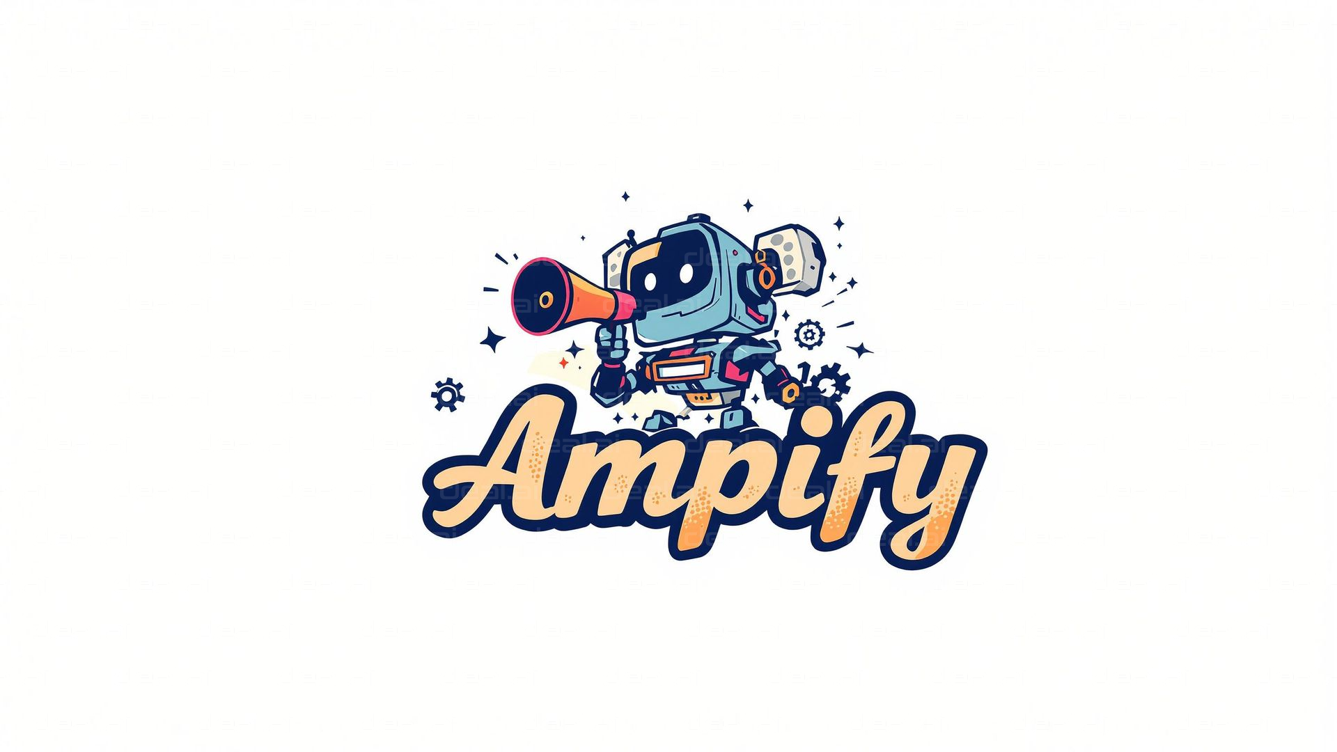 "Amplify Robot Logo"