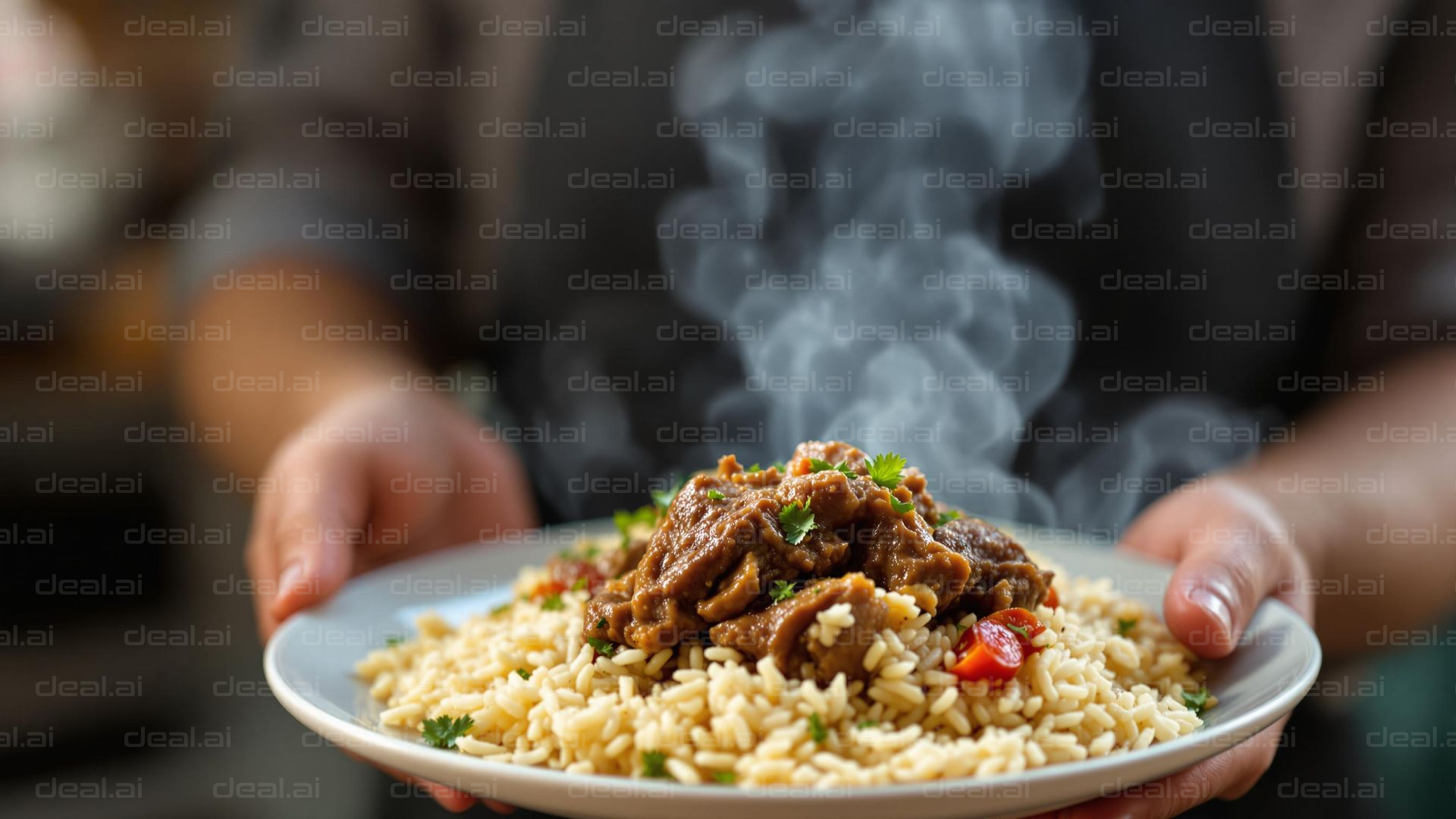Steaming Plate of Savory Delight