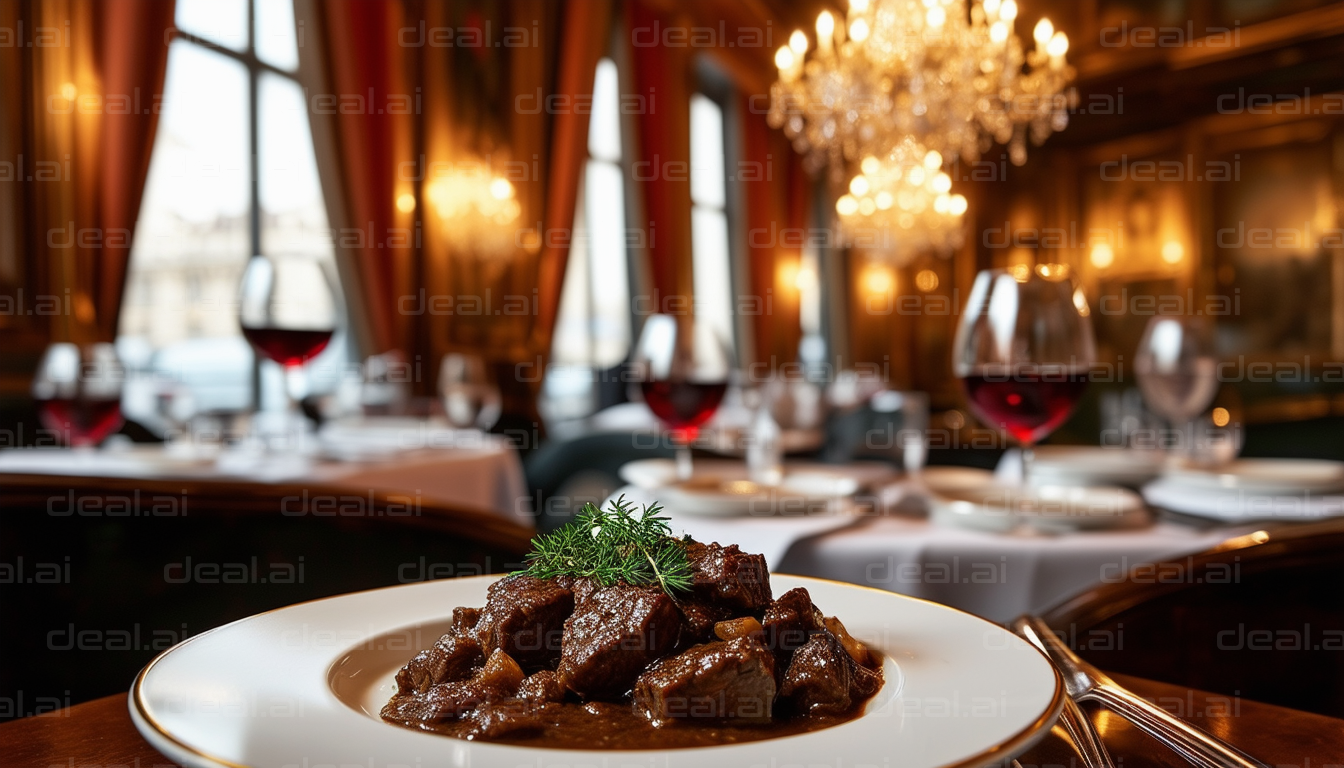 Elegant Dining with Beef Stew Delight