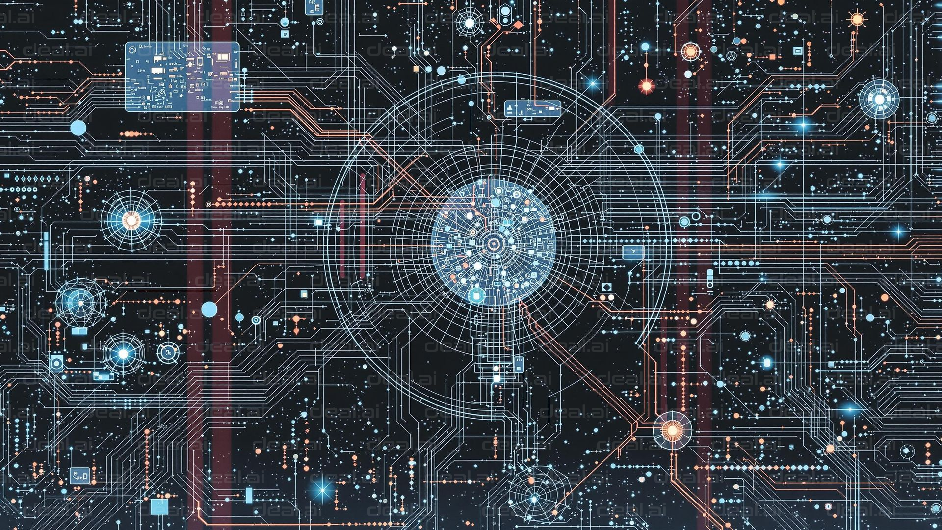 Futuristic Digital Circuitry Design