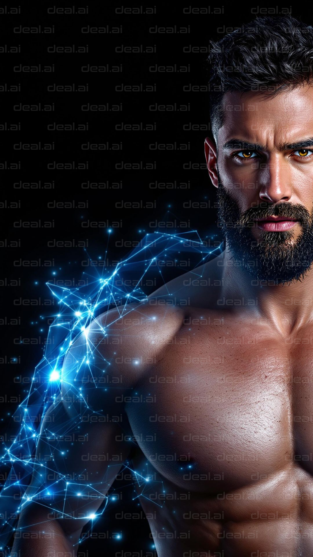 Digital Warrior: Futuristic Power-Up