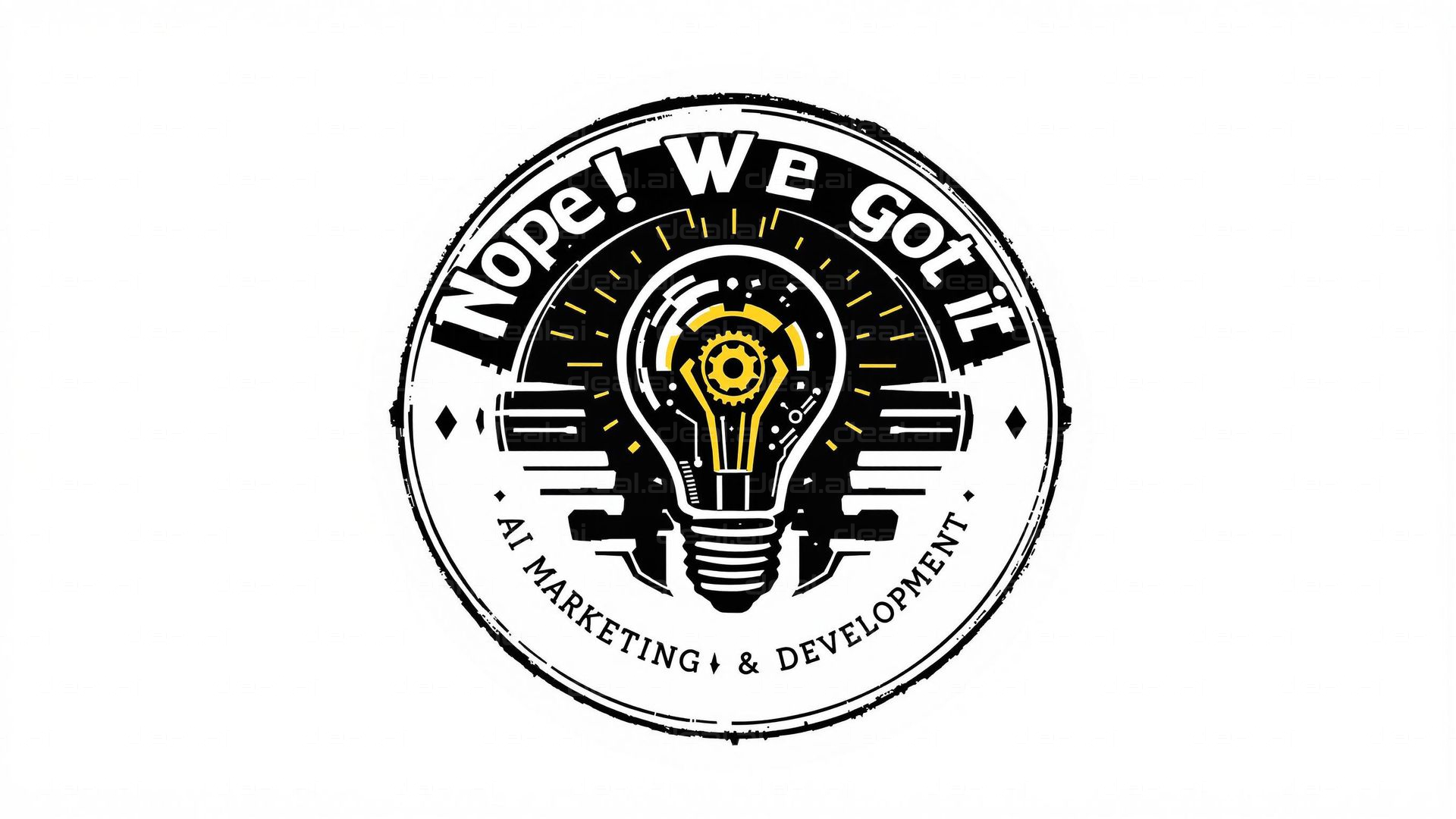 "AI Marketing & Development Logo"