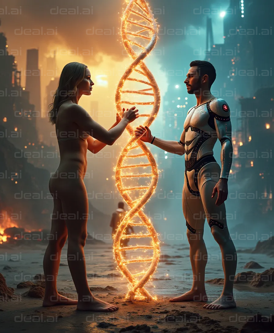 "Future Meets Nature: DNA Connection"