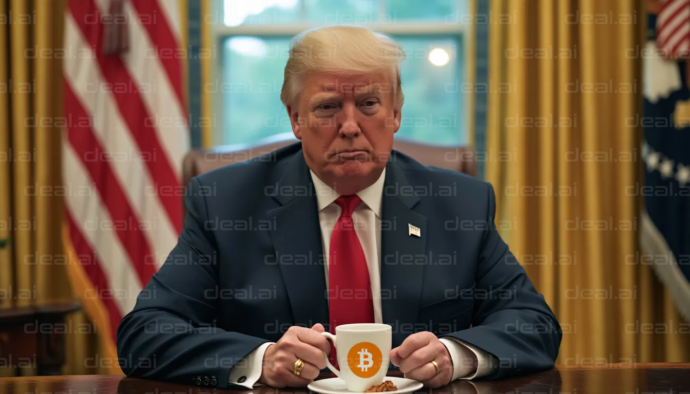 Bitcoin Cup in the Oval Office