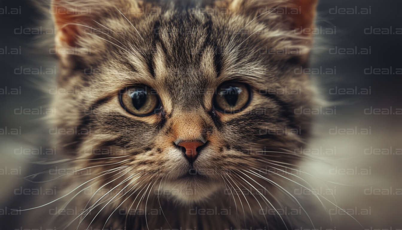 Curious Kitten Close-Up