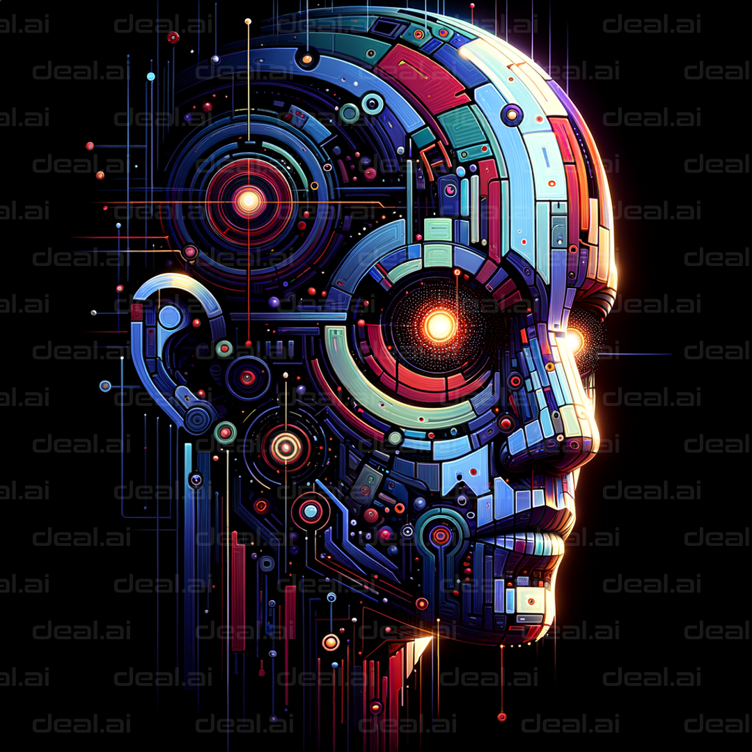 "Futuristic Cybernetic Portrait"