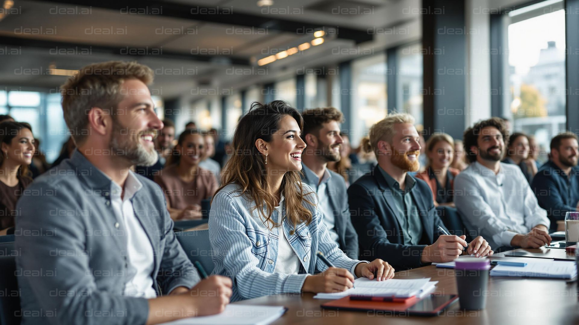 Engaged Audience at a Conference