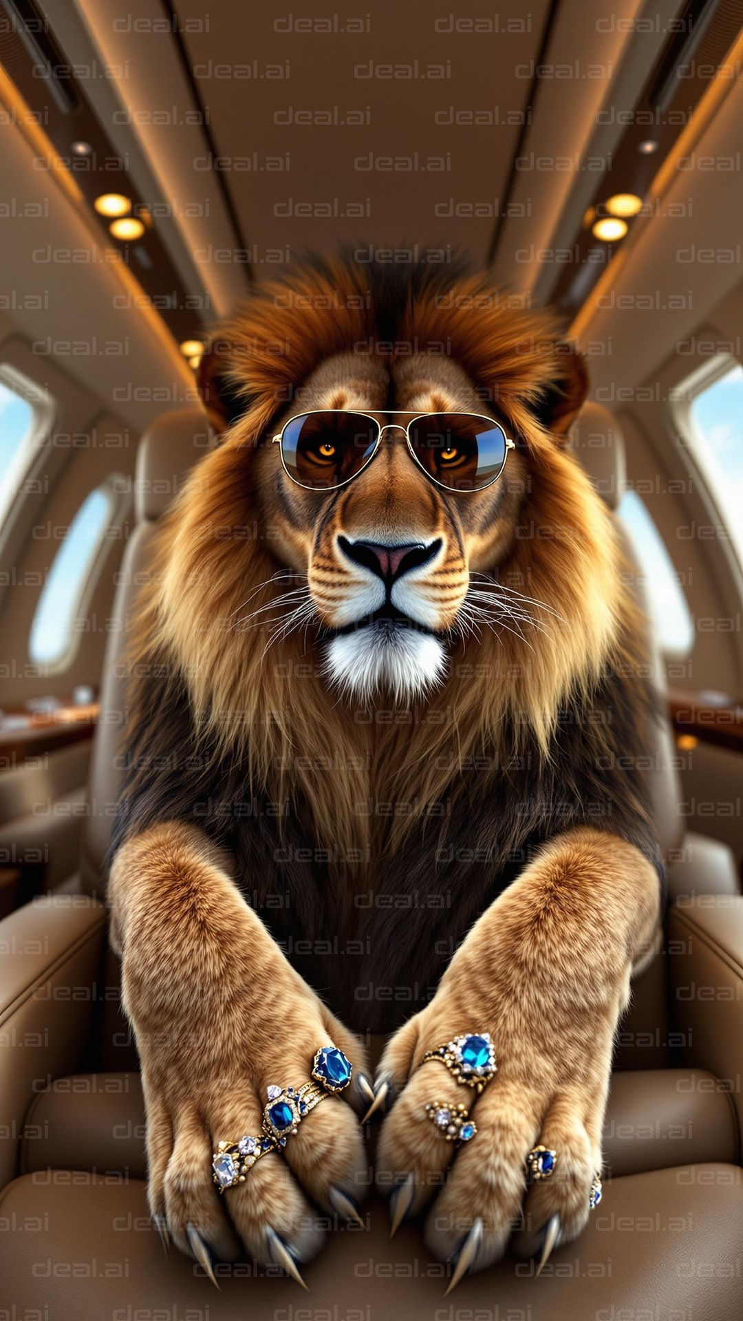 "Regal Lion in Style"