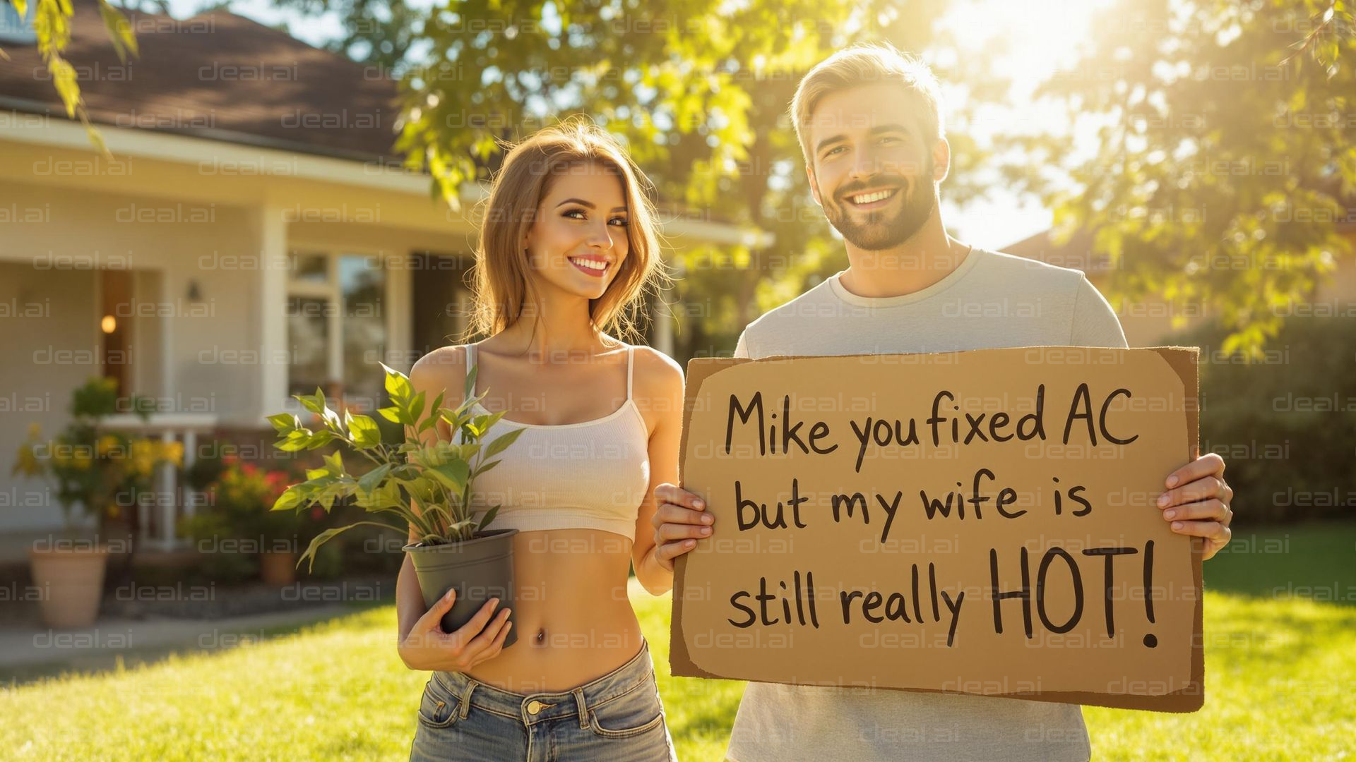 "Fixed AC, She's Still Hot!"