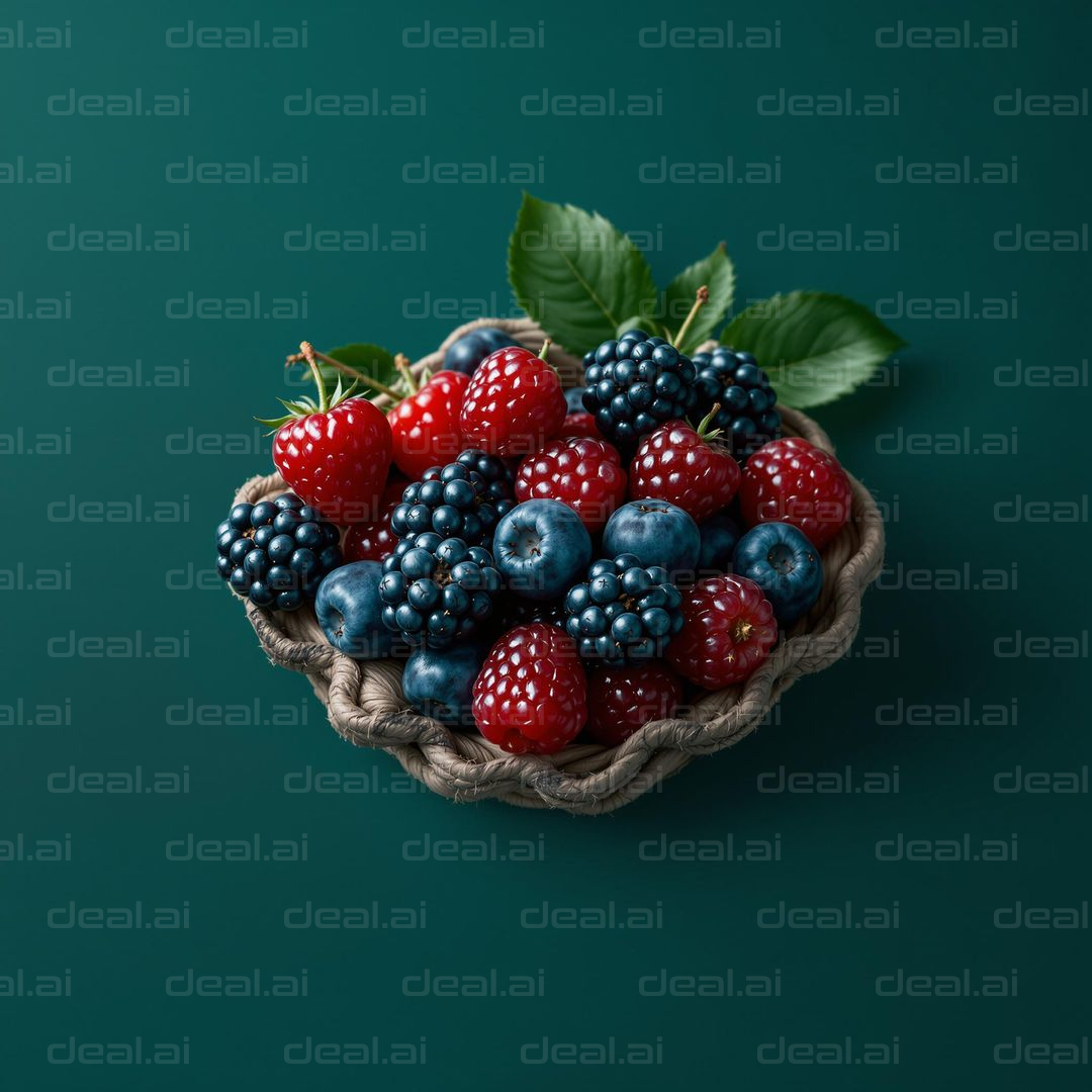 Basket of Fresh Berries