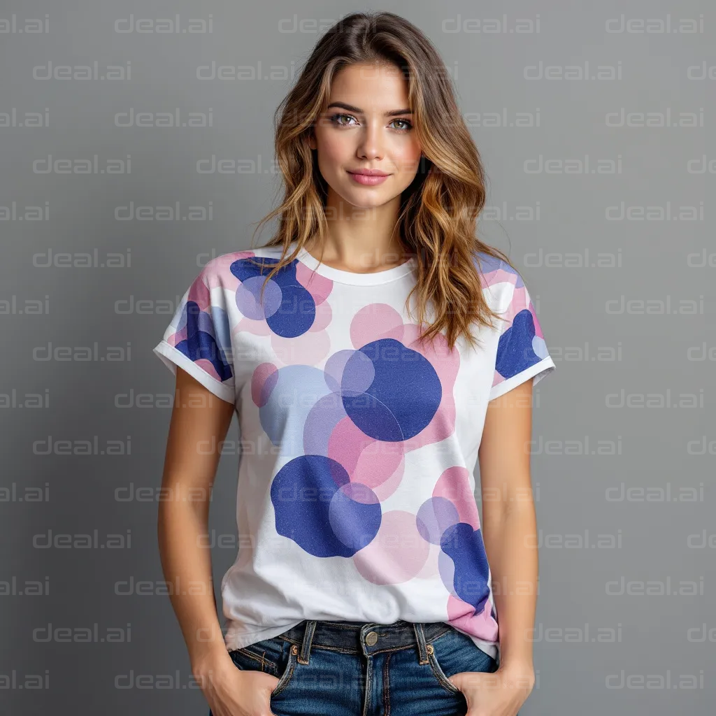 Colorful Bubble Design Tee