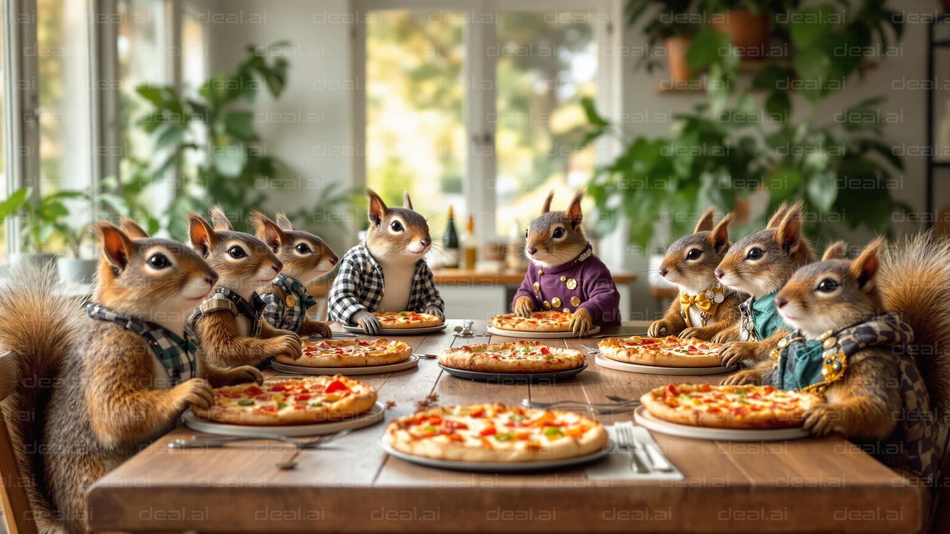 Squirrel Pizza Party Extravaganza