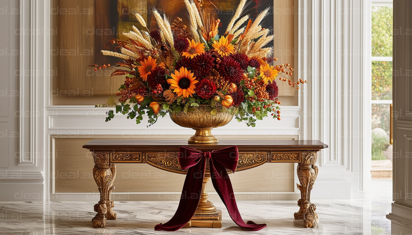 Elegant Autumn Floral Centerpiece