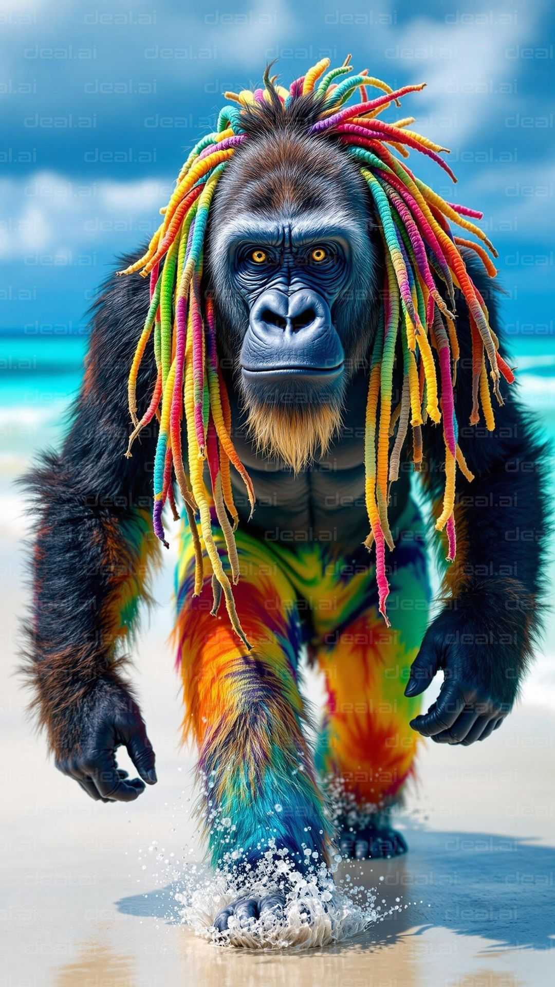 Rainbow Gorilla Strides