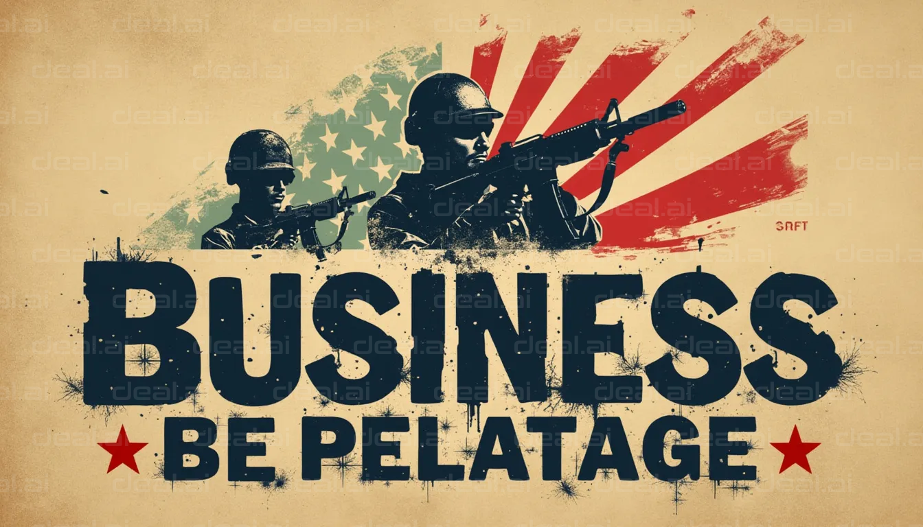 "Business Warfare Propaganda Art"