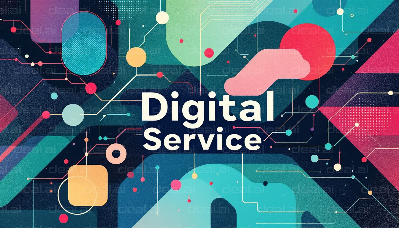 "Colorful Digital Network Design"