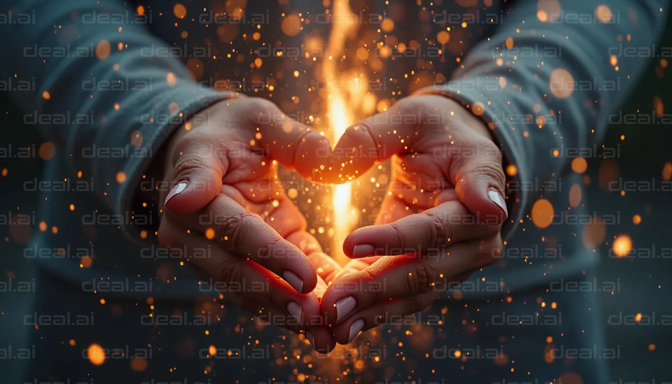 Heart of Fire in Hands