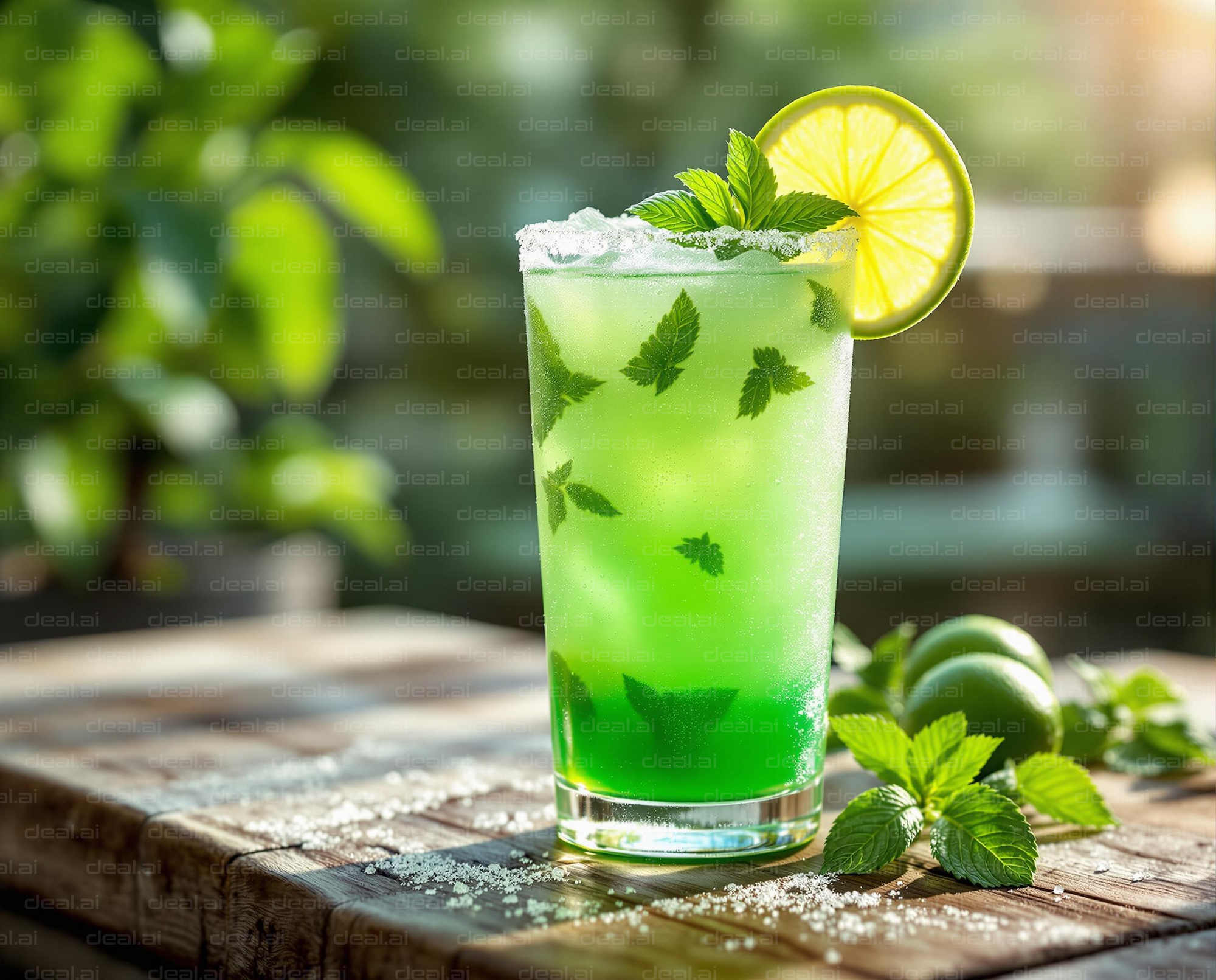 Refreshing Mint Lime Cooler