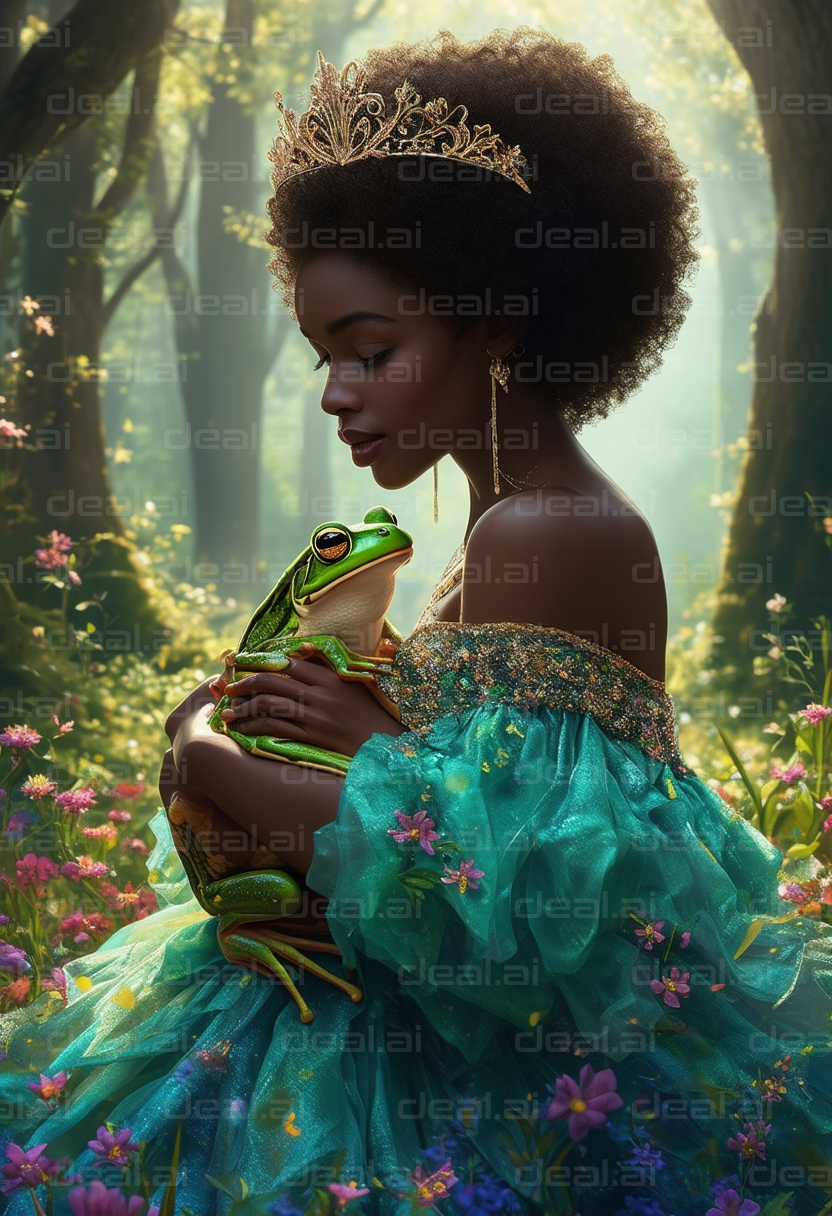 Enchanted Princess and Her Frog