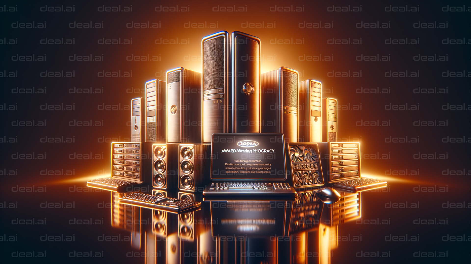 "Golden Glory of Gaming PCs"