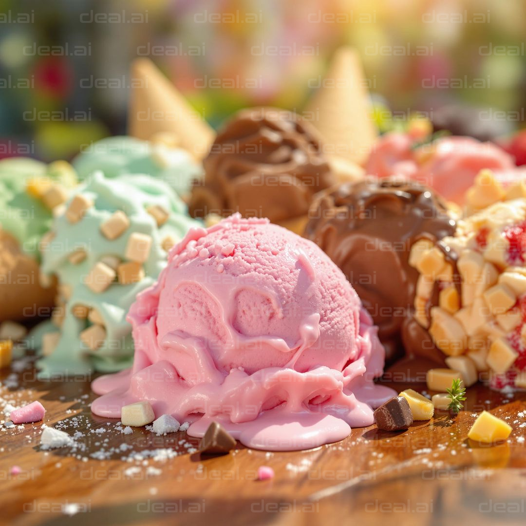 Melting Ice Cream Delight