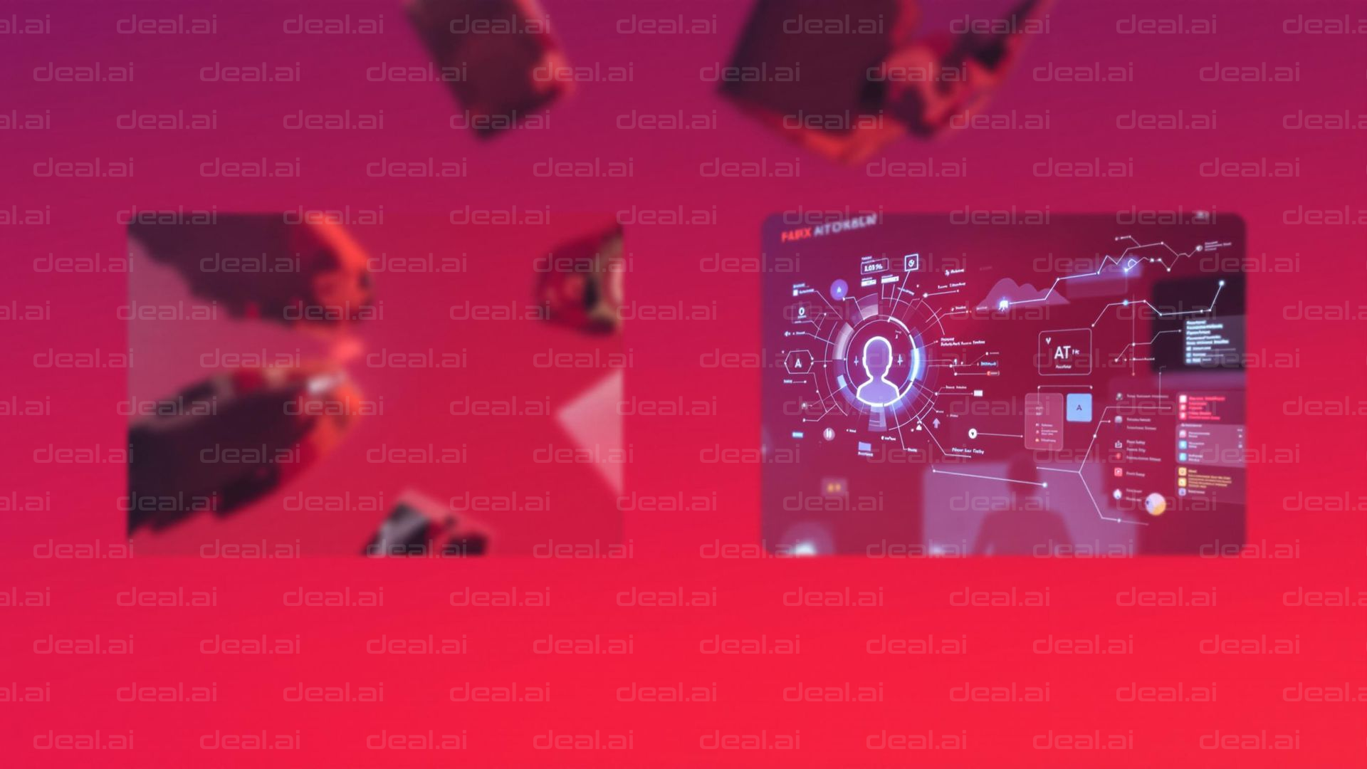 Futuristic Tech Interface Display