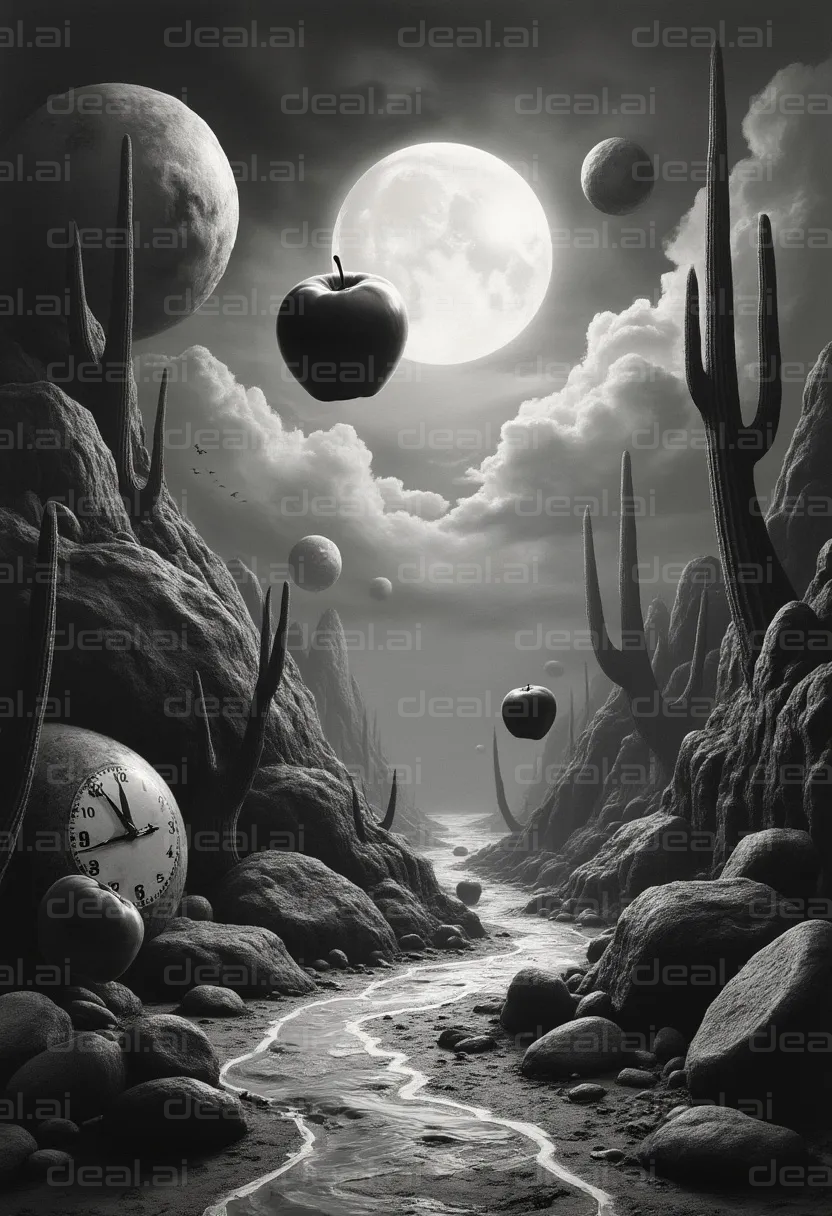 Surreal Desert Dreamscape