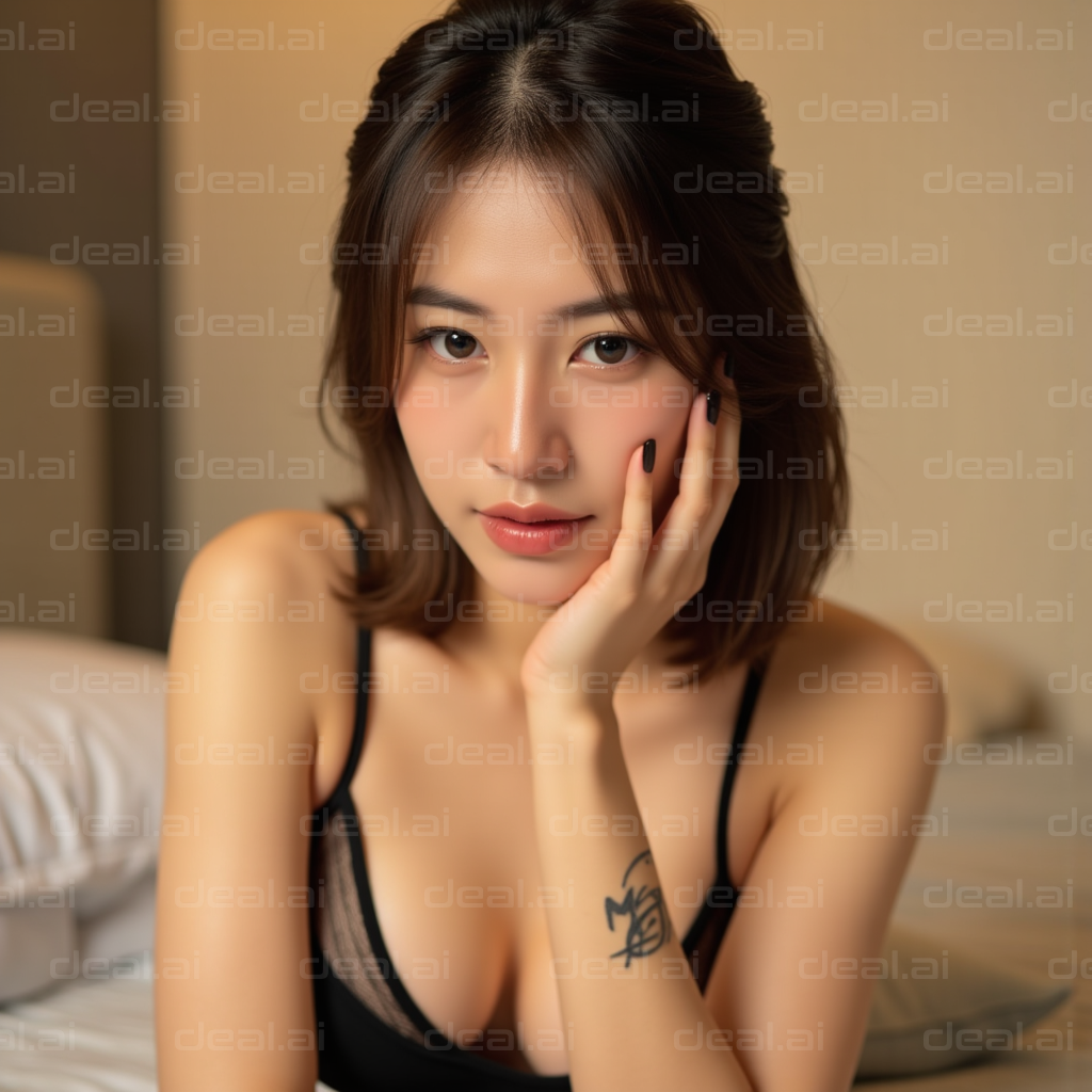 Thoughtful Pose in Soft Lighting