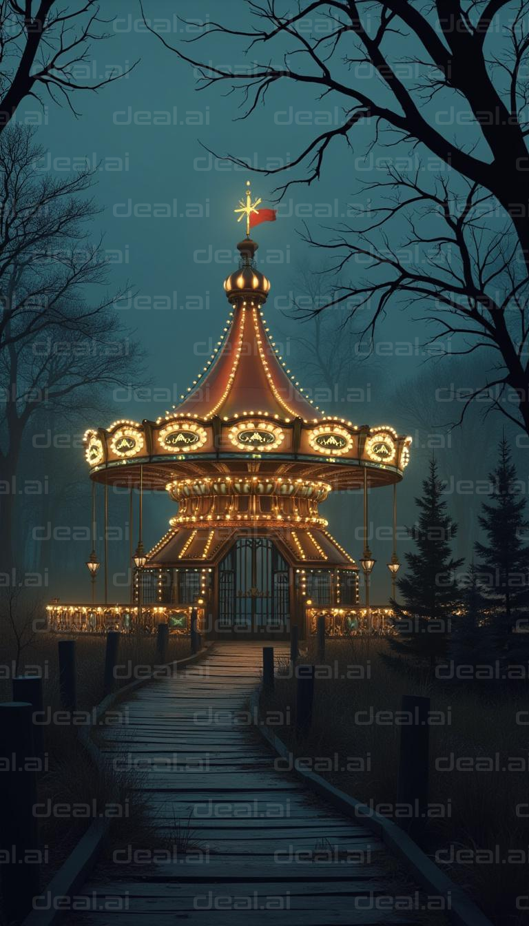 "Enchanted Carousel: A Magical Evening"