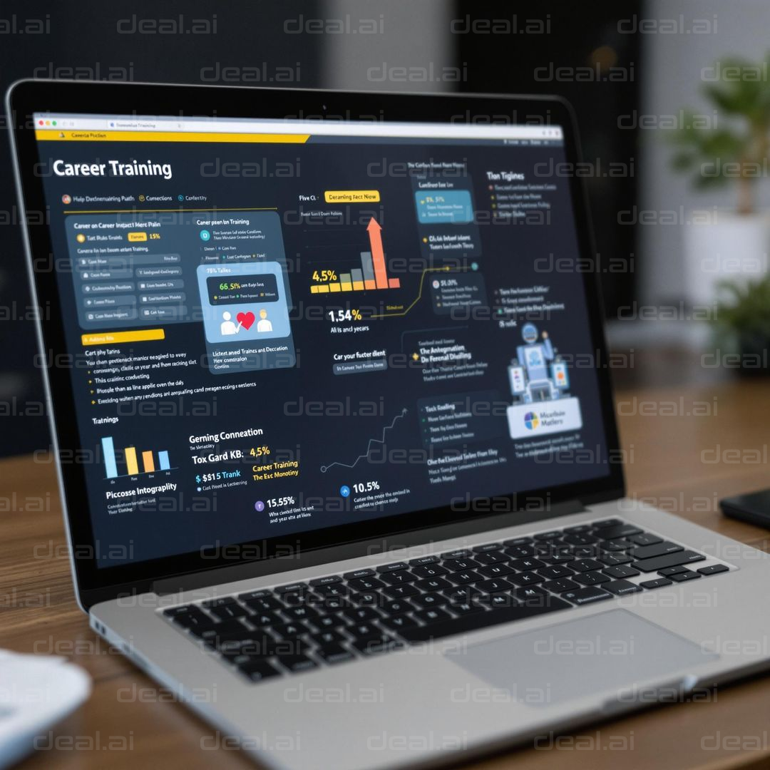 Career Training Dashboard Display