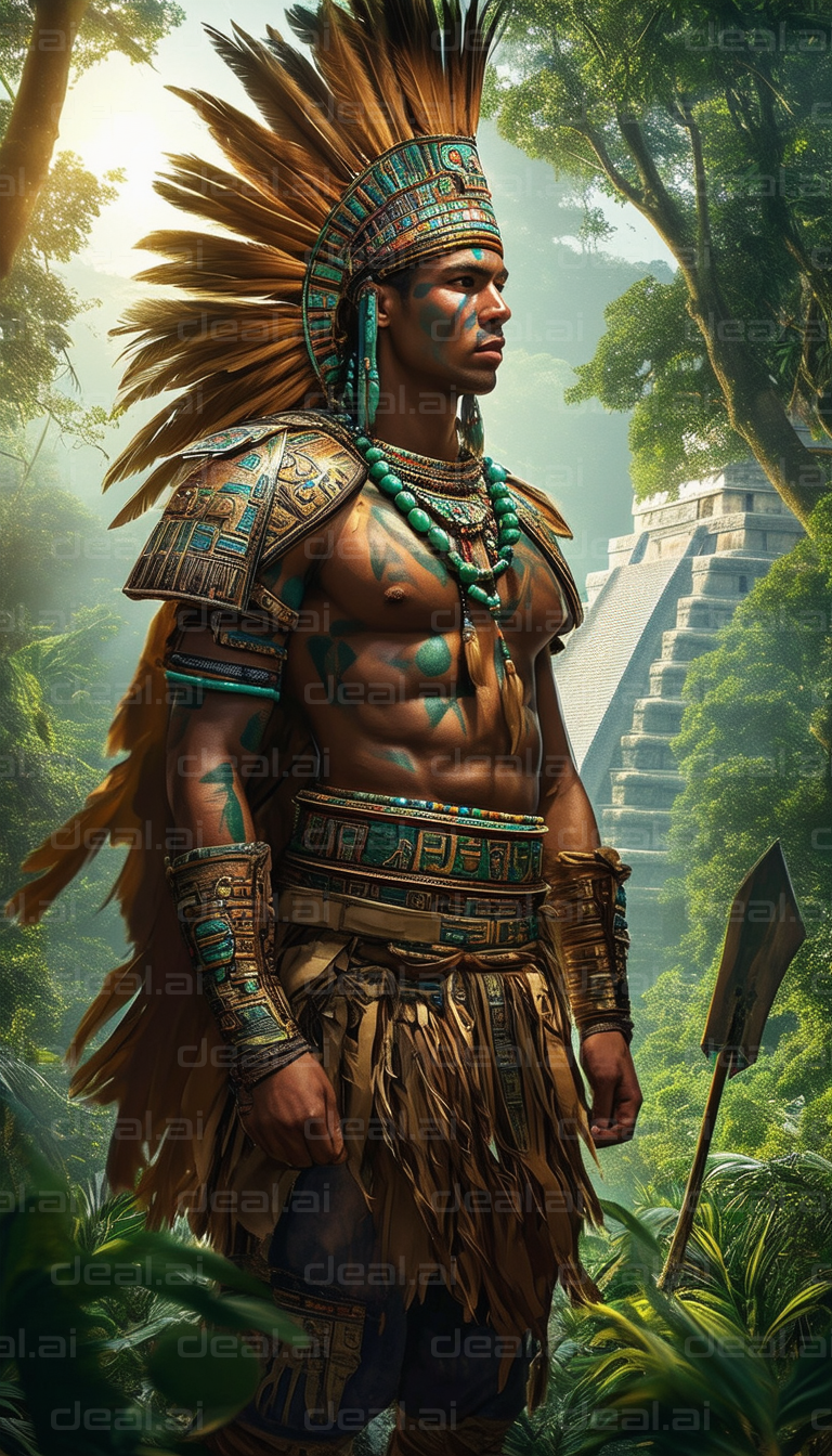 Ancient Warrior in the Jungle