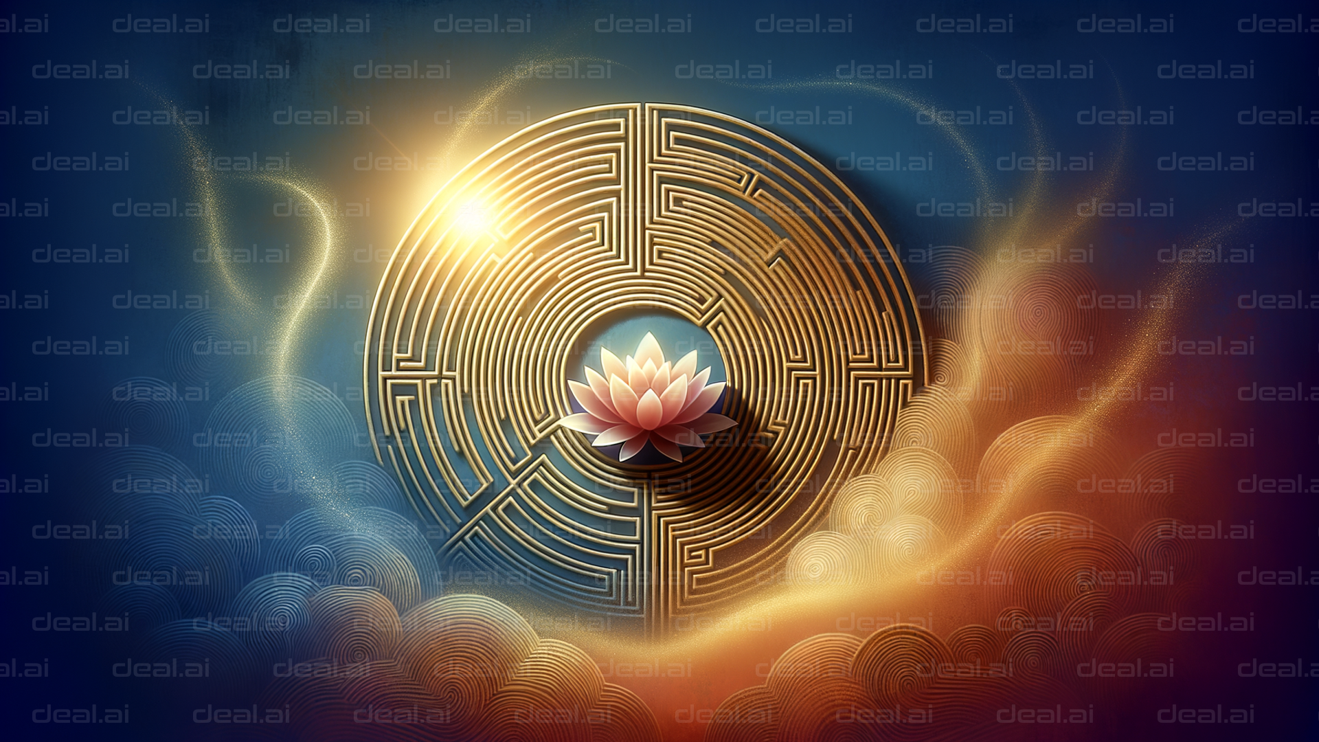 "Lotus Within the Golden Labyrinth"