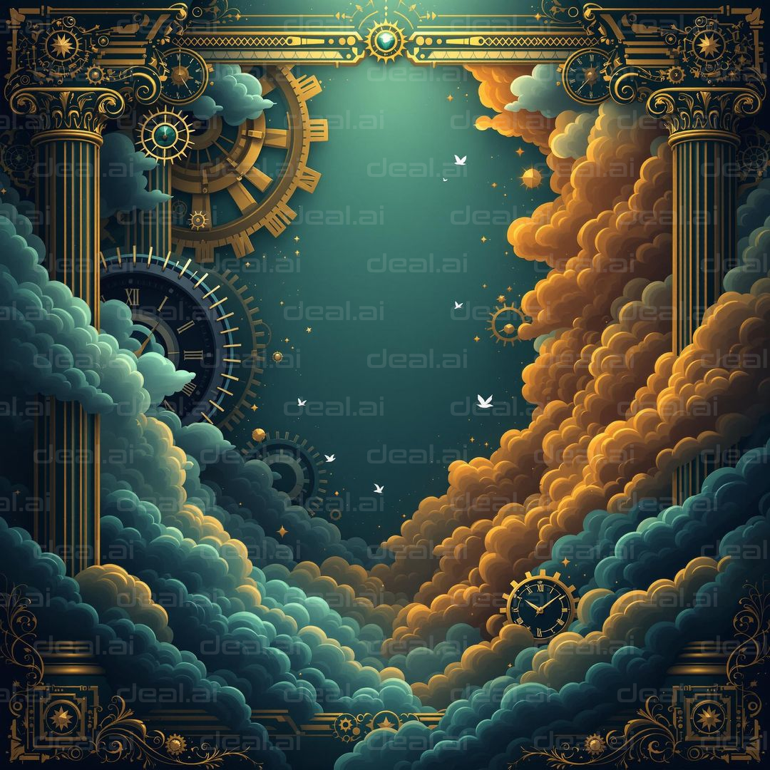 "Timeless Skies and Gears"