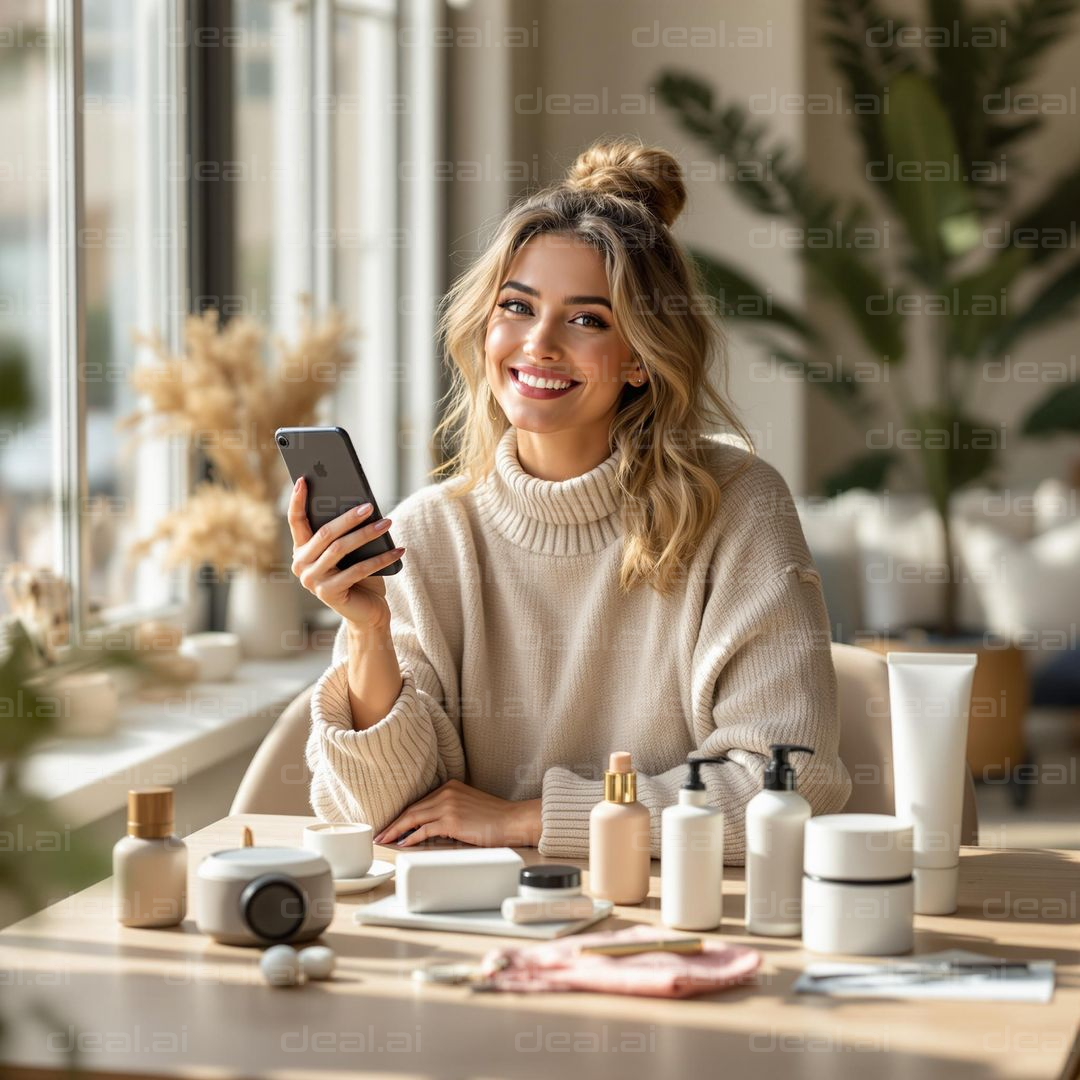 Smiling with Skincare Essentials