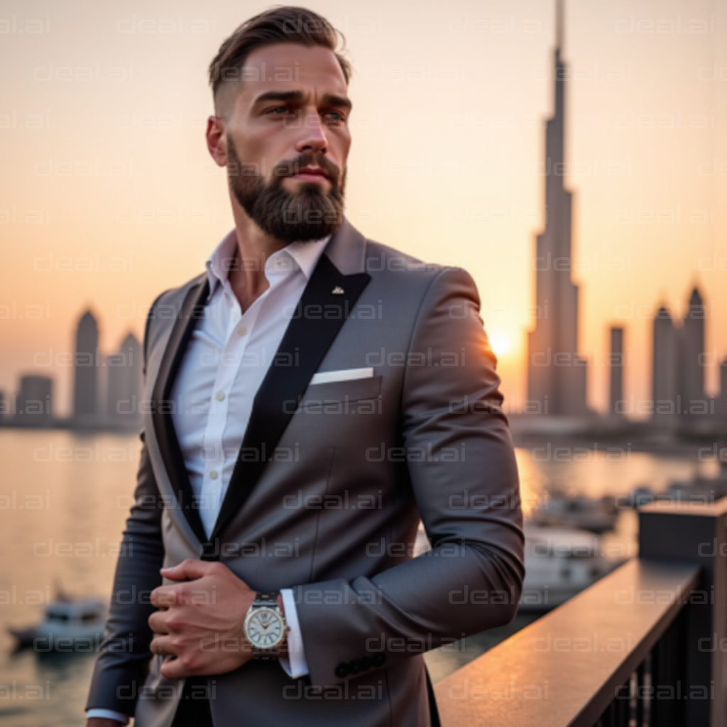Elegant Sunset in the City