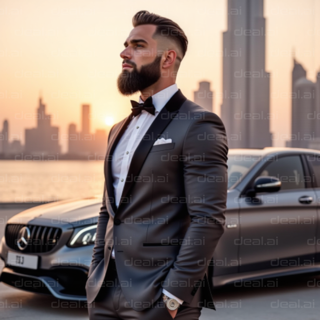 Stylish Elegance at Sunset