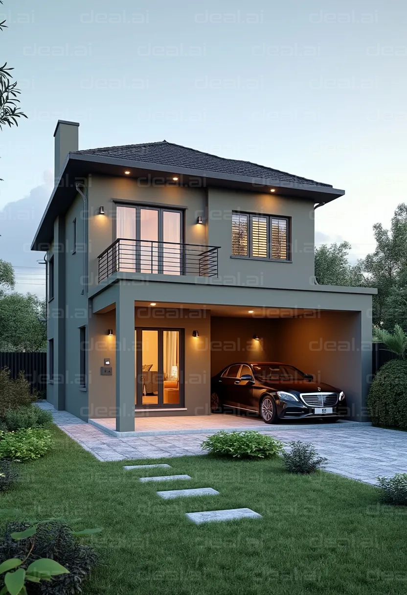 Modern Two-Story Home with Garage