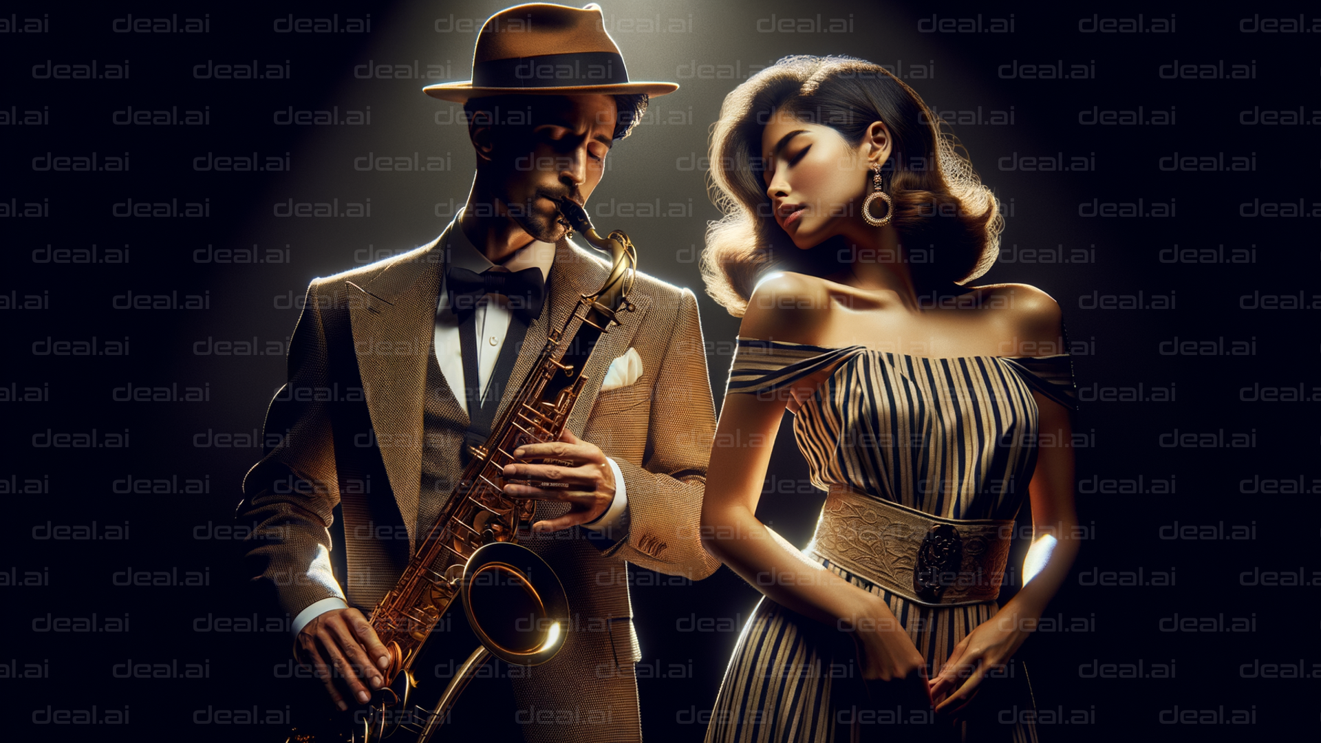Vintage Jazz Duo in Spotlight