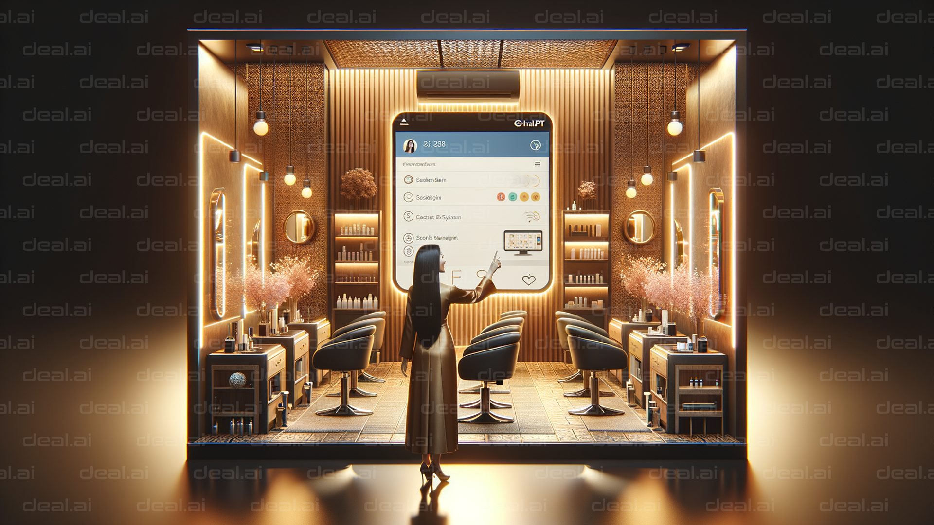 Futuristic Salon Experience