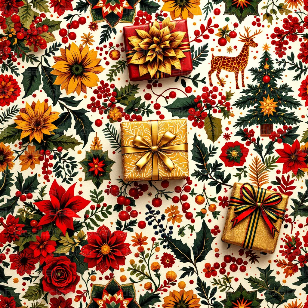 Festive Gift Wrapping Delight