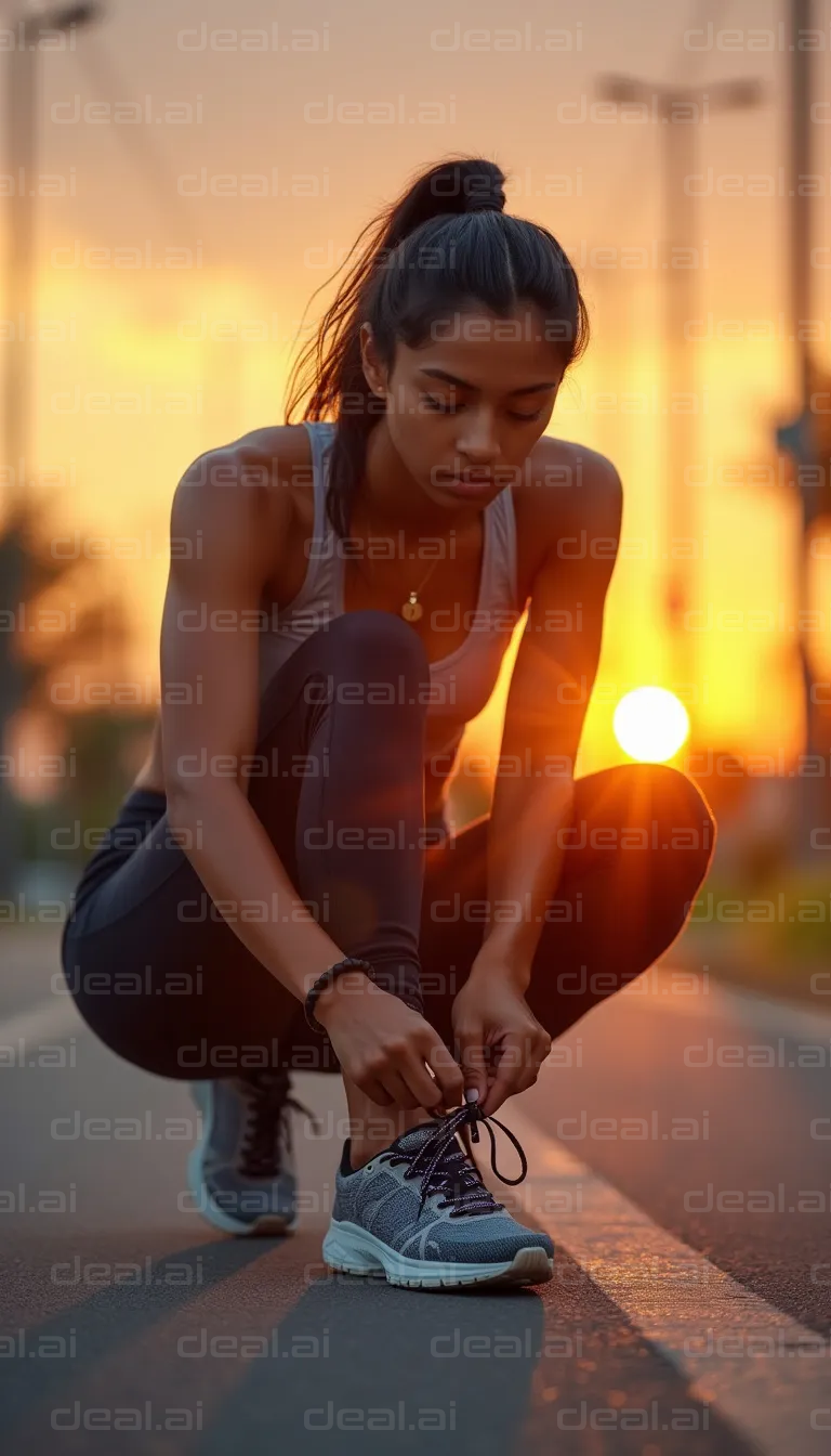 Sunset Run: Lacing Up for Fitness